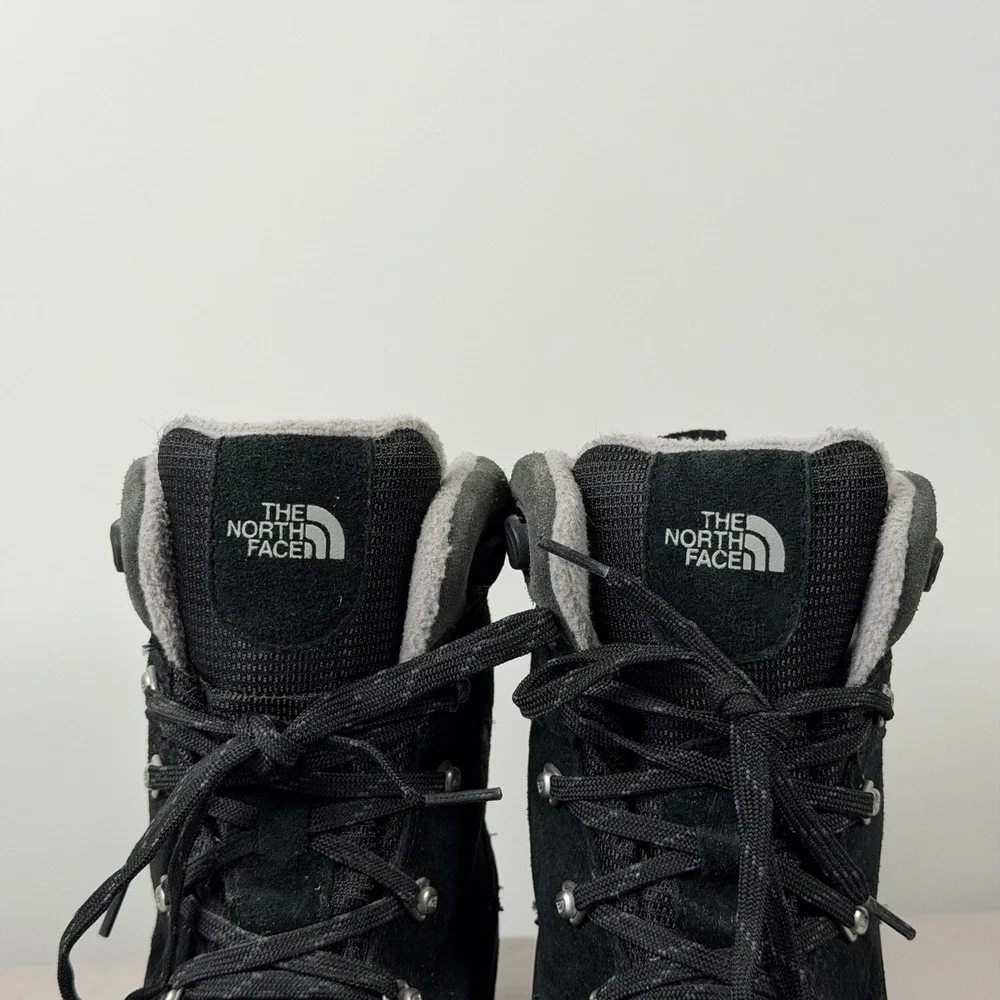 The North Face Mens 8.5 Heatseeker 200g Insulated Winter Boots Black Suede AWMC